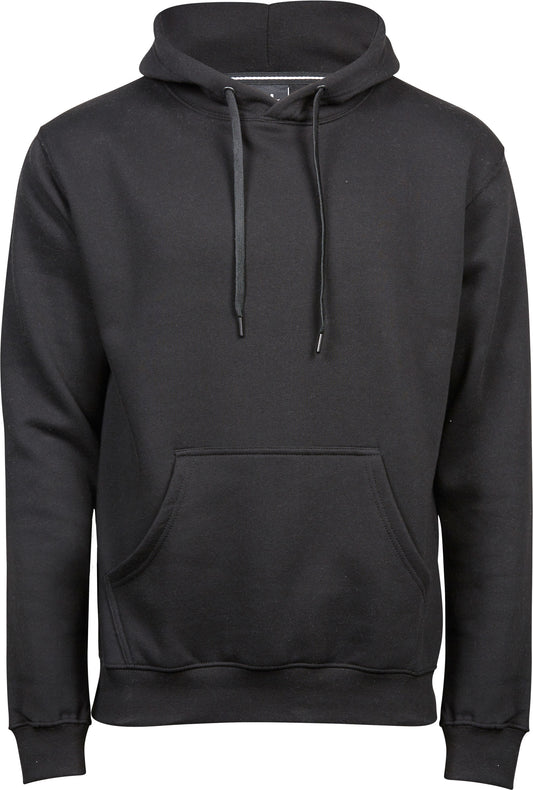 Embroidered Hoodie Men Black