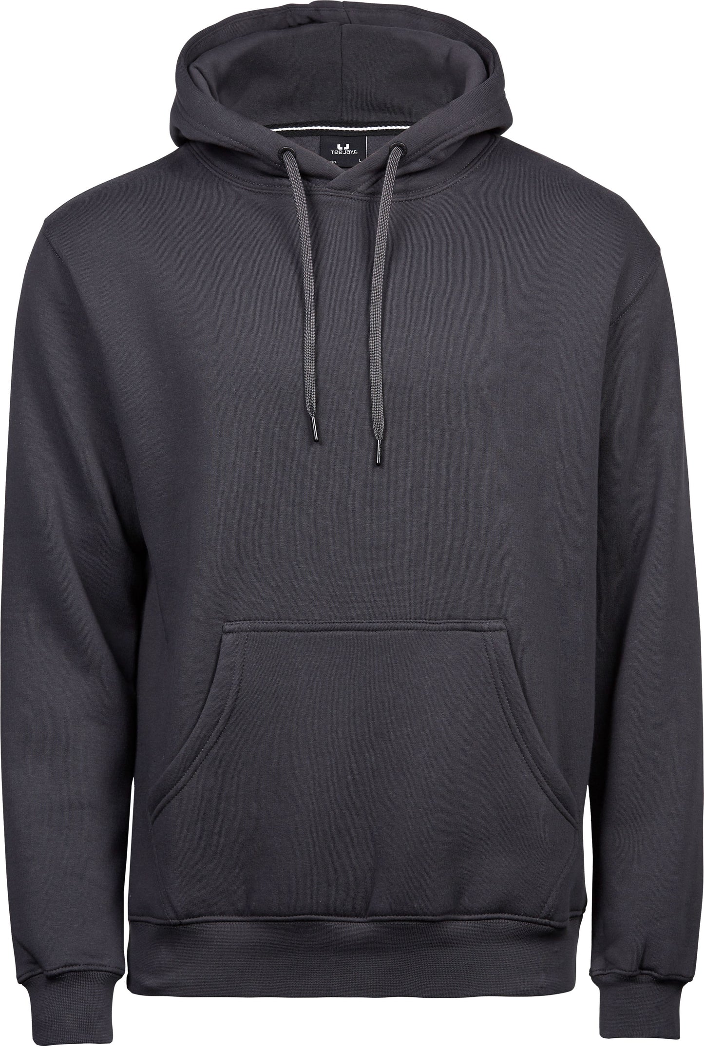 Bestickter Hoodie Männer Dunkelgrau