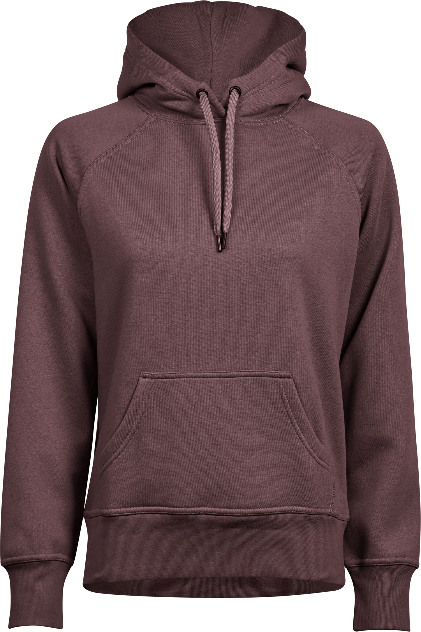 Embroidered Hoodie Ladies Grape