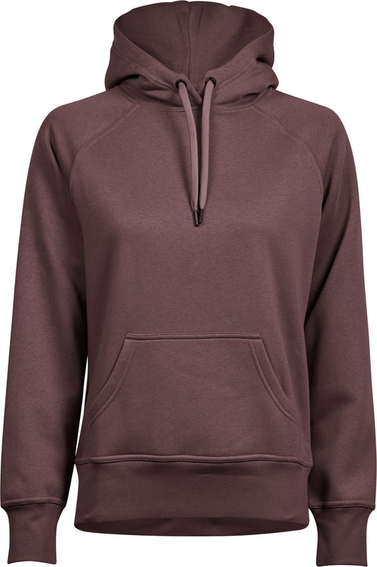 Broderad Hoodie Dam Grape