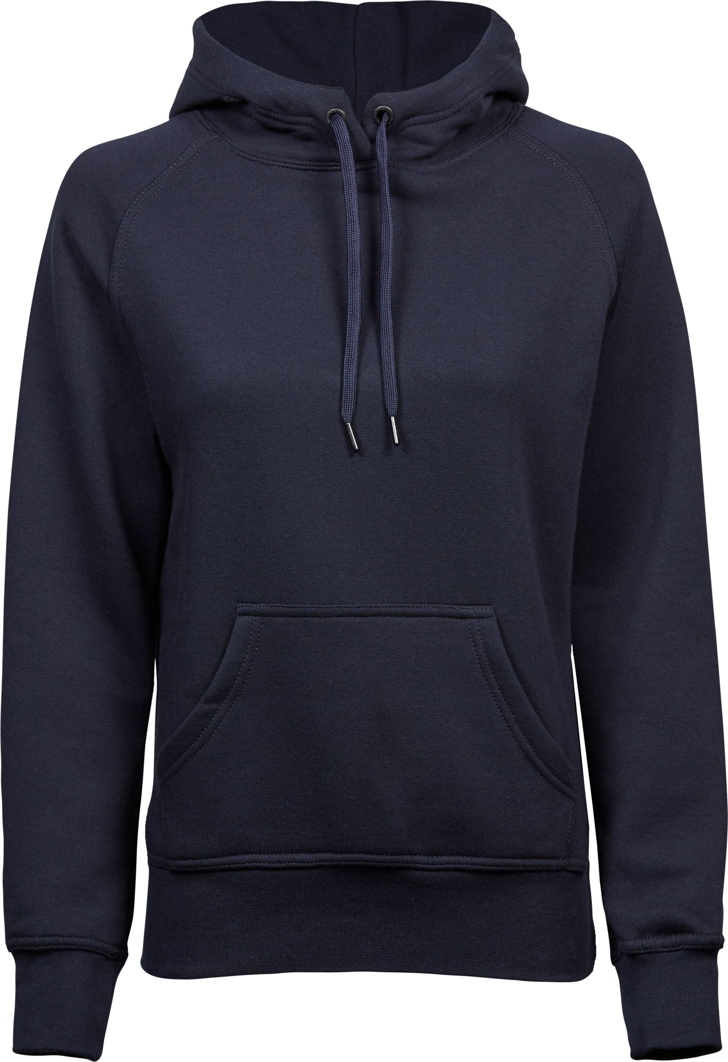 Embroidered Hoodie Ladies Navy