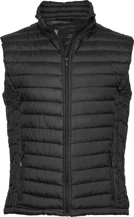 Embroidered vest Men Black