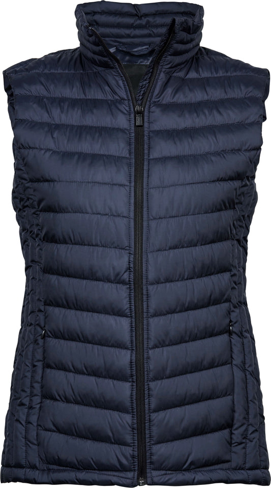 Embroidered vest Women Navy