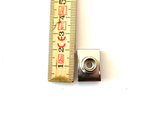Push button washer window rail