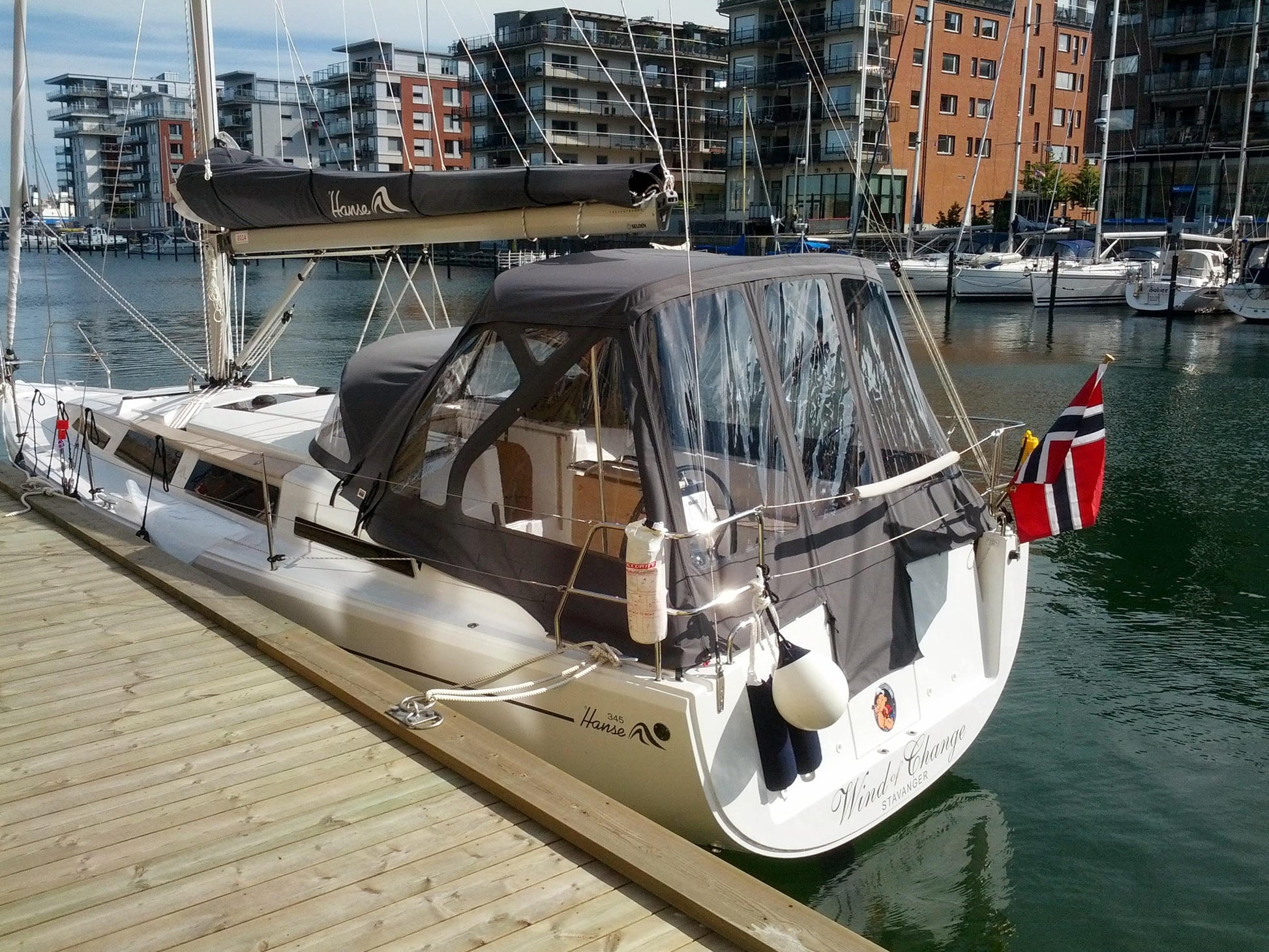 hanse 348 Cockpitkalesje cockpittelt