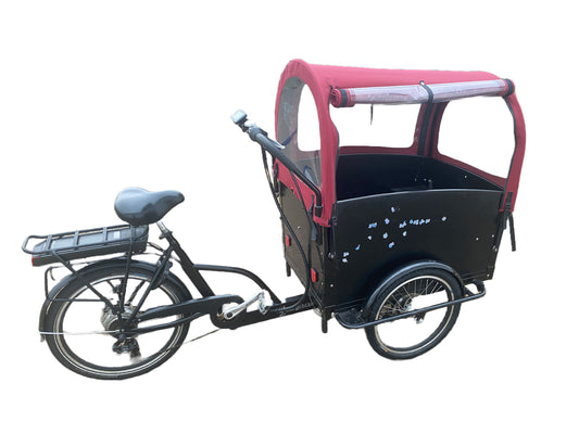Kapell til kassesykkel cargobike  4 barn
