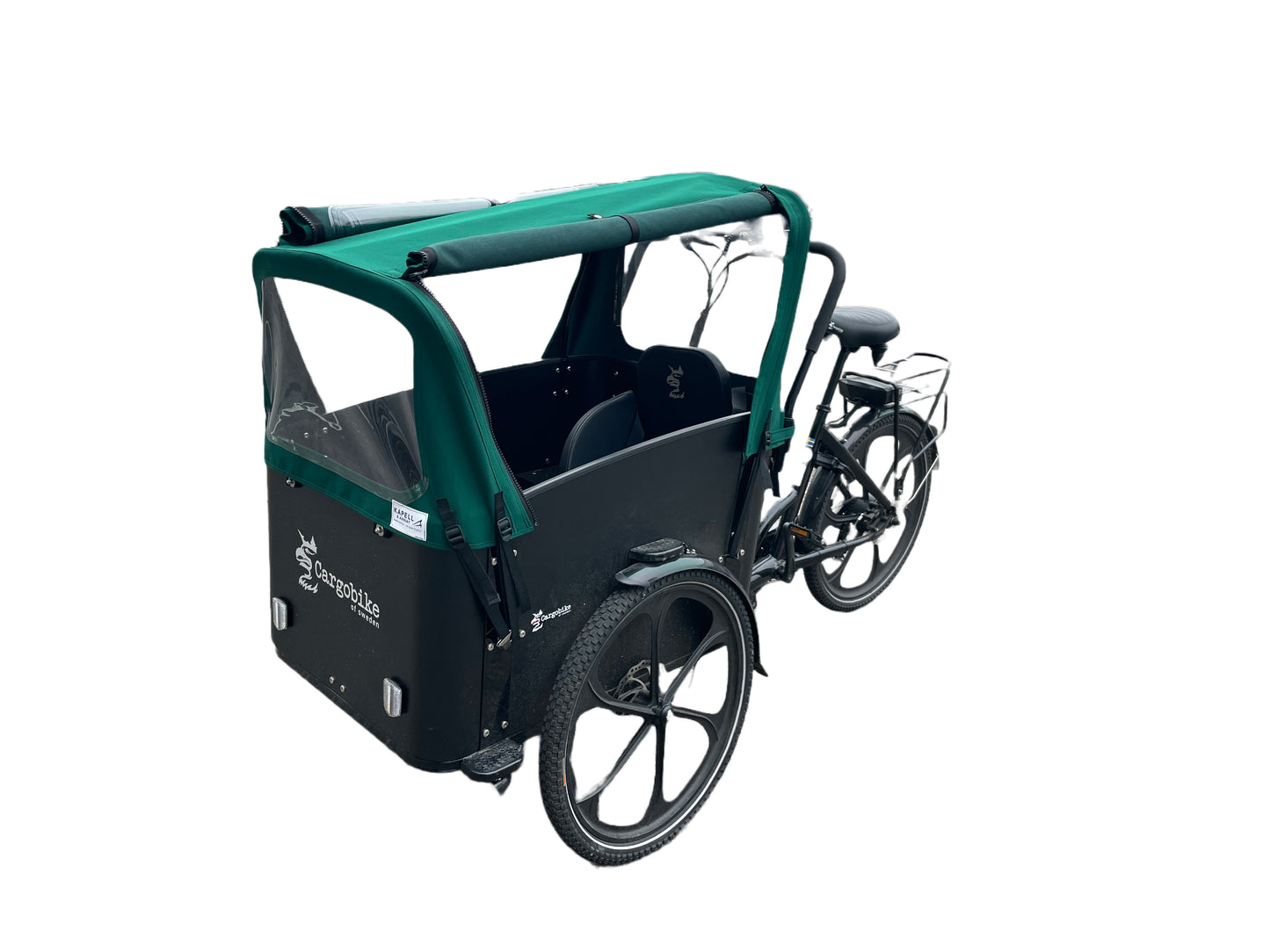 Kaleche til ladcykel Cargobike Flex og Delight