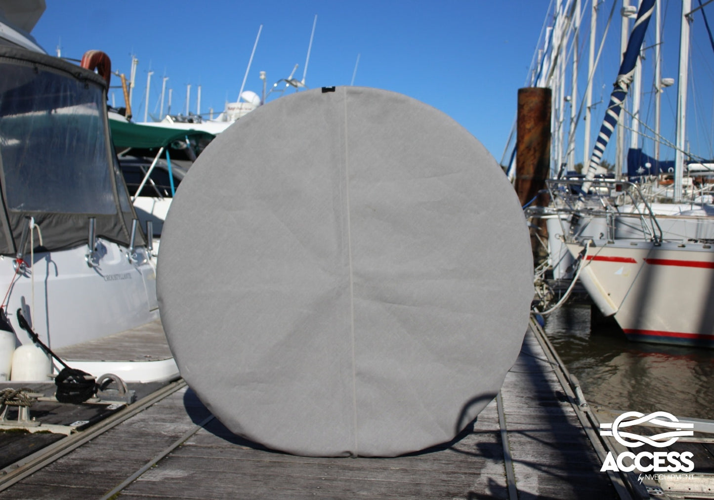 Steering wheel protection for sailboats NV equipment