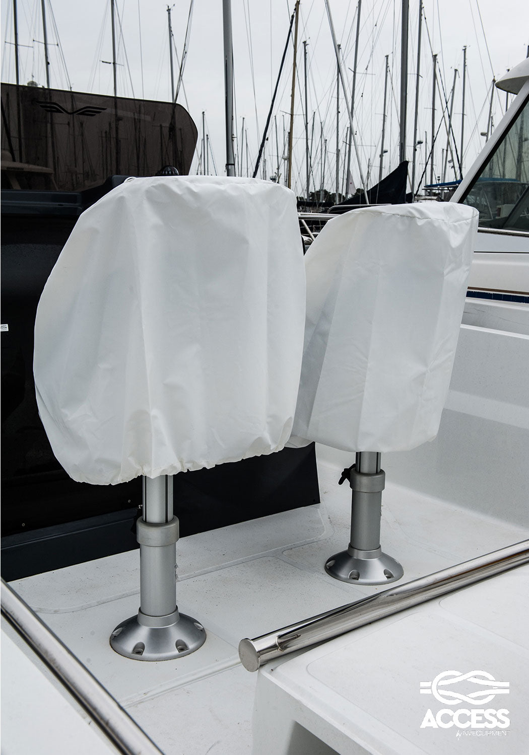 chair cover motorboat steering console