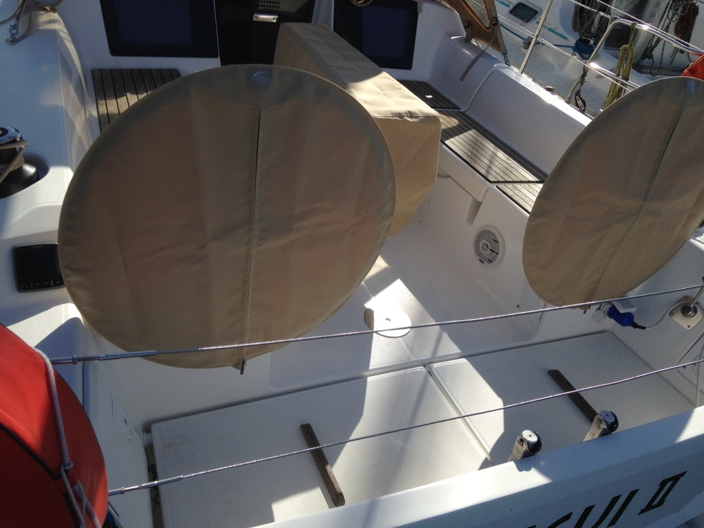 Steering wheel guard sailboat T-top