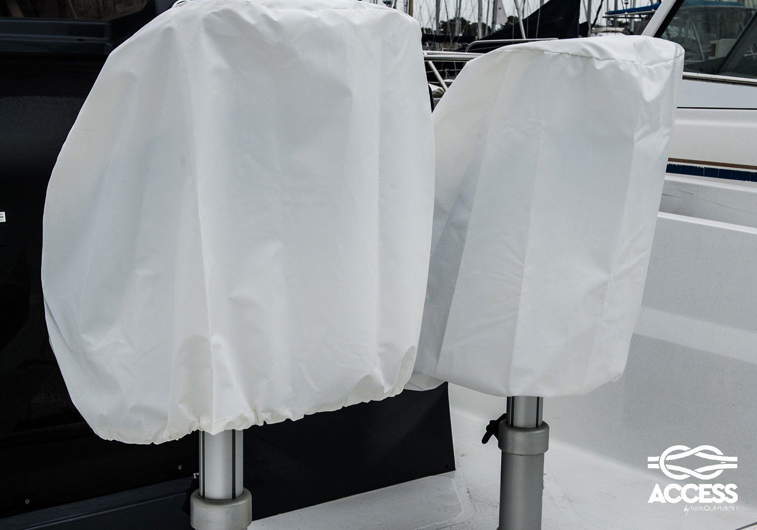 chair cover motorboat steering console