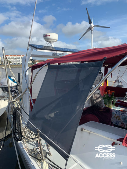 Solskydd sittbrunn båt båtkapell