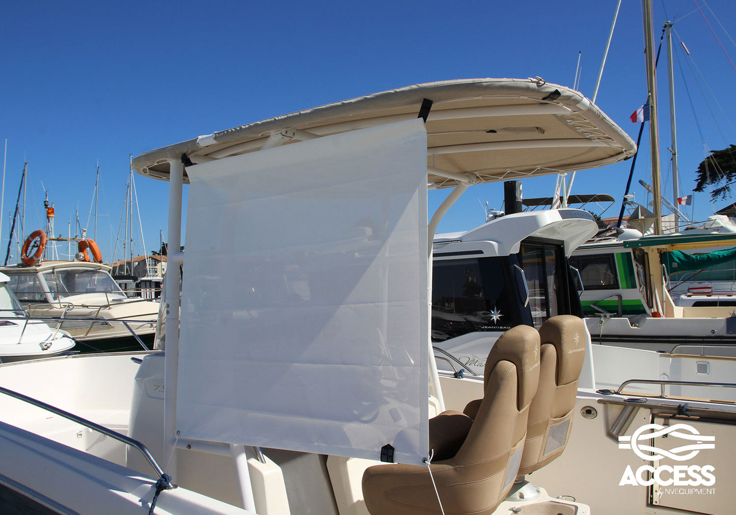 Solskydd sittbrunn båt båtkapell