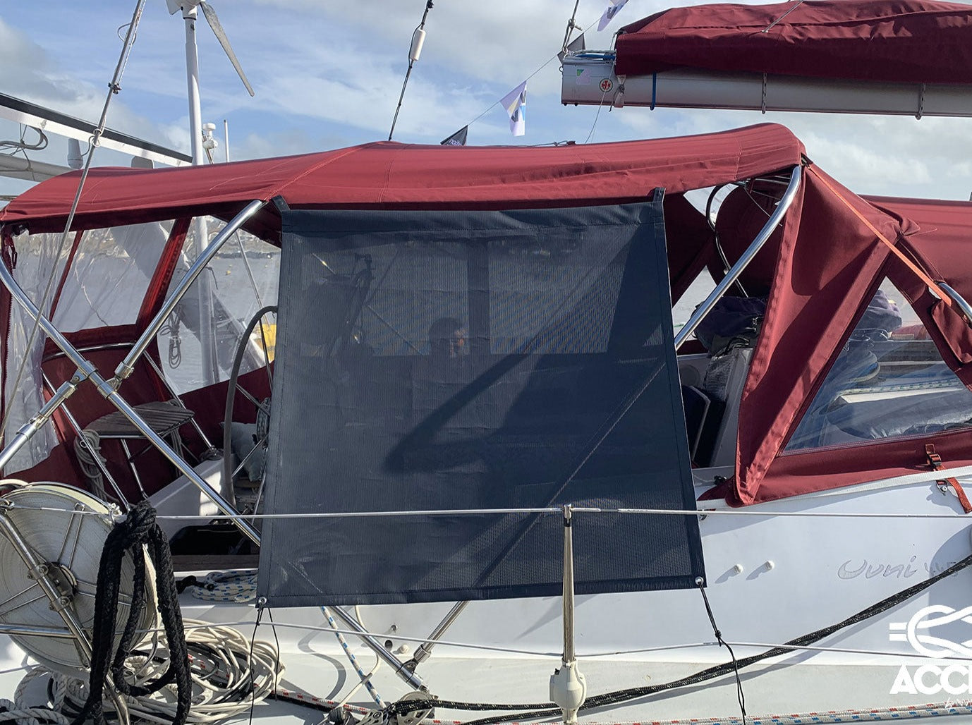 Sun protection for boat cockpit Boat canopies