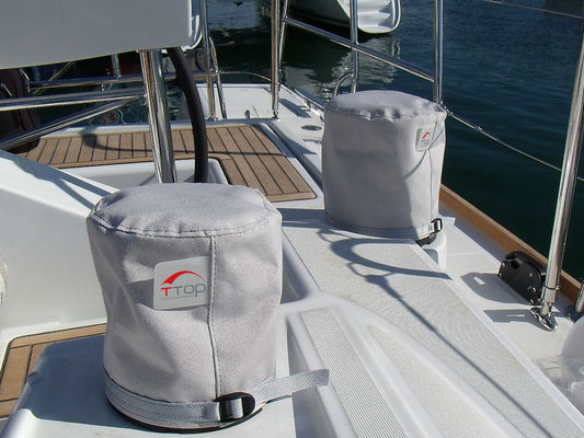 Sailboat winch protection t-top